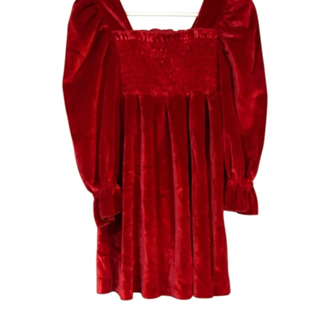 Red Velvet Dress girls 4T